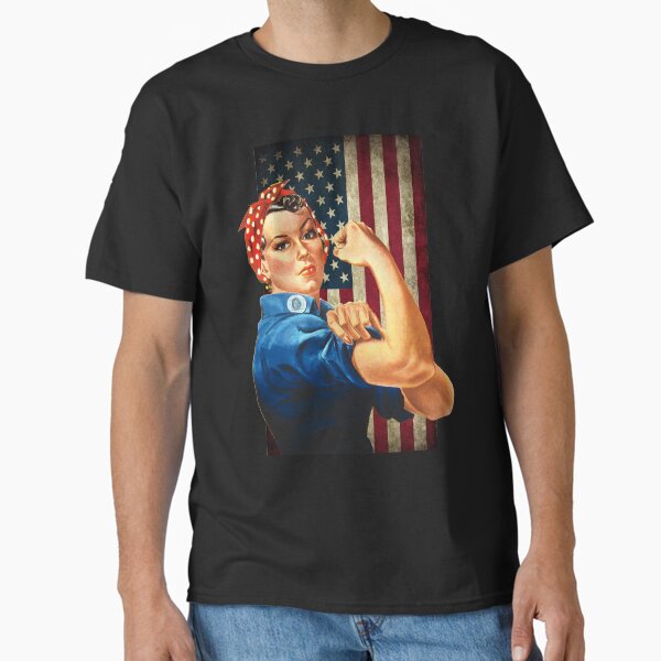 Item preview, Rosie the Riveter American Flag designed and sold by Sneek661.