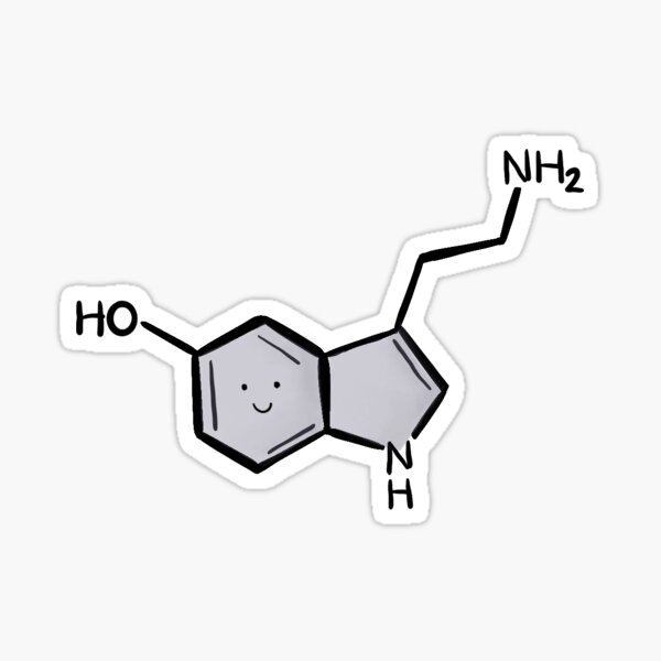 Item preview, Serotonin designed and sold by stickersbyellie.