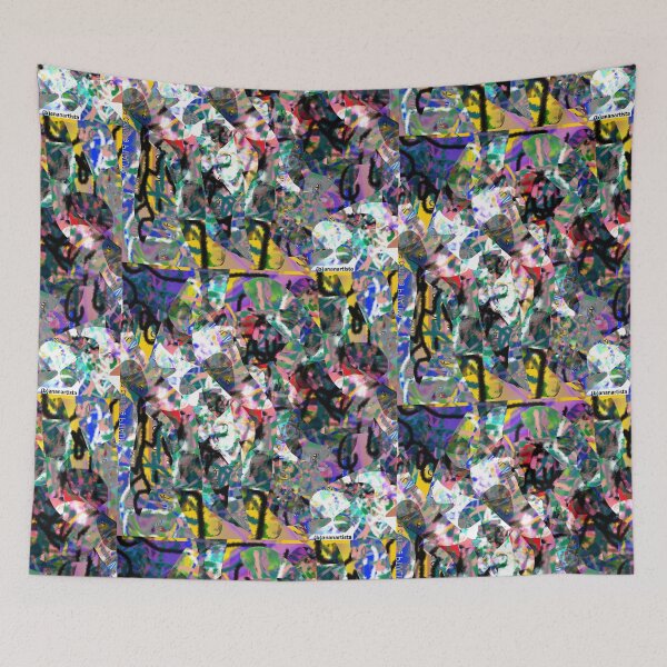 Item preview, Saliva (abstract microscopic digital artwork) designed and sold by (b)ananartista SBUFF.