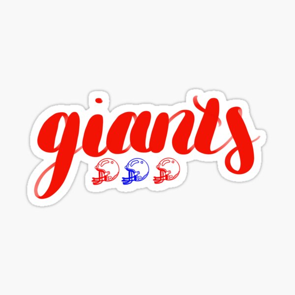 Ny Giants Stickers Redbubble