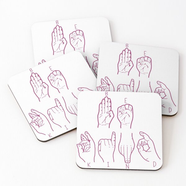 Item preview, Be Kind Sign Language Maroon  designed and sold by allyconnelly99.