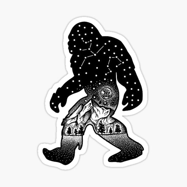 Item preview, Sasquatch sticker designed and sold by miamanza.
