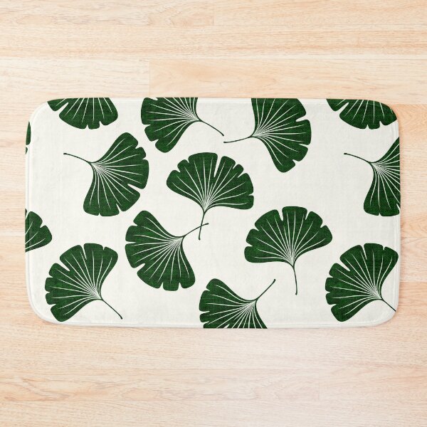 Item preview, Ginkgo biloba -  gingko leaves  - green/cream designed and sold by littlearrow.