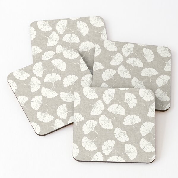 Item preview, Ginkgo biloba -  gingko leaves  - tan designed and sold by littlearrow.