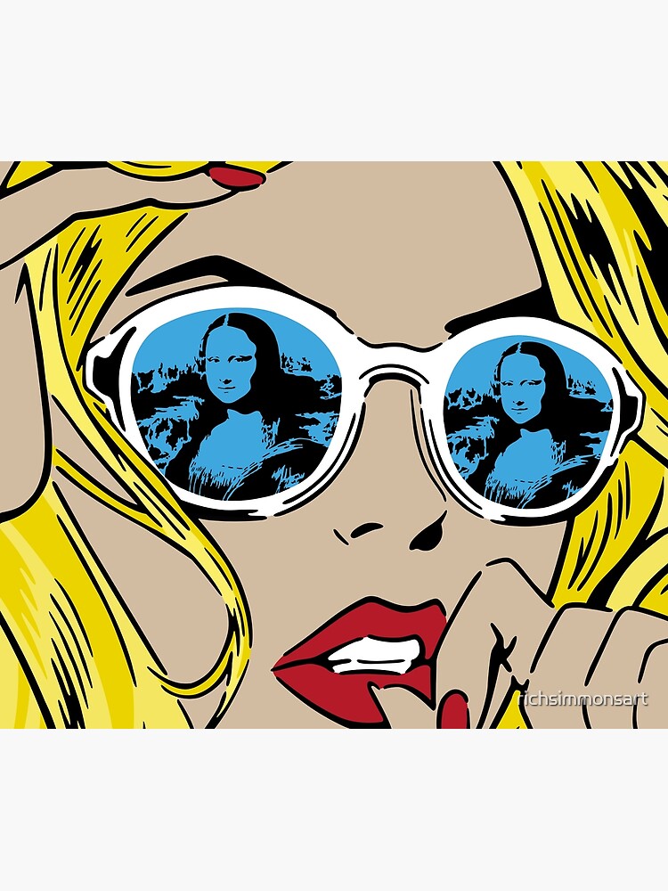Mona Lisa Reflections Blonde by richsimmonsart