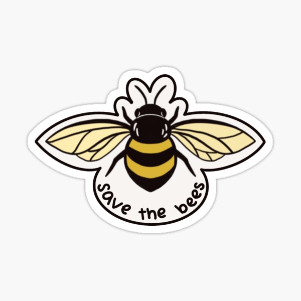 Save The Bees Sticker Sticker