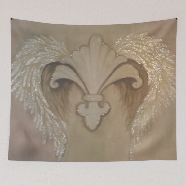 Item preview, Silver Shimmering Angel Wings & Fleur designed and sold by creativemargie1.