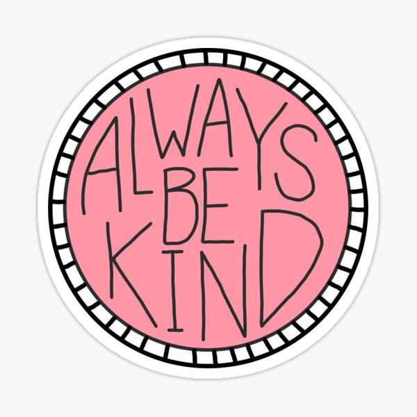 Item preview, Be Kind Pink Print designed and sold by allyconnelly99.