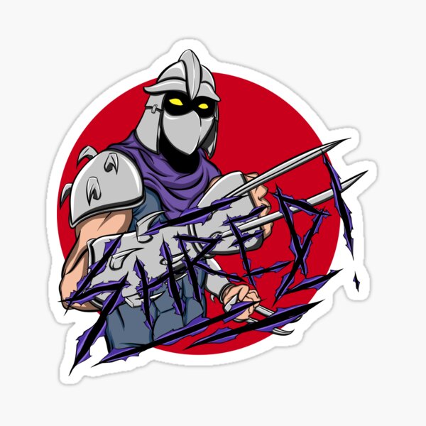 Shredder Sticker