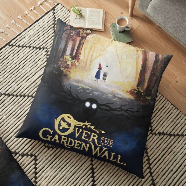Sur le mur du jardin Coussin de sol