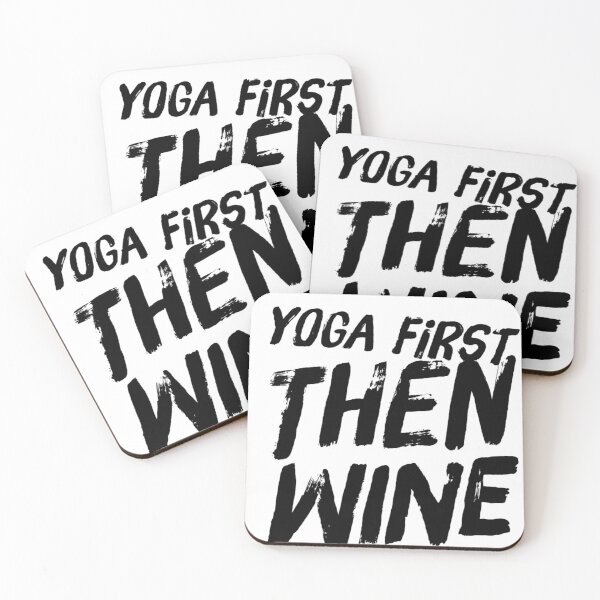 Artikelvorschau, Erst Yoga, dann Wein entworfen und verkauft von AGSmedia66.