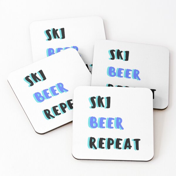 Item preview, ski beer repeat  designed and sold by crack dsg.