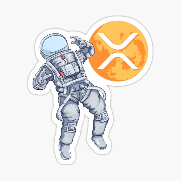 Item preview, XRP Astronaut To The Moon Cryptocurrency designed and sold by BtcSweatshirts.