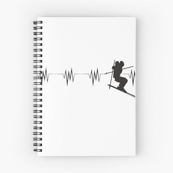 Item preview, Skiing - Ski Heartbeat  designed and sold by crack dsg.