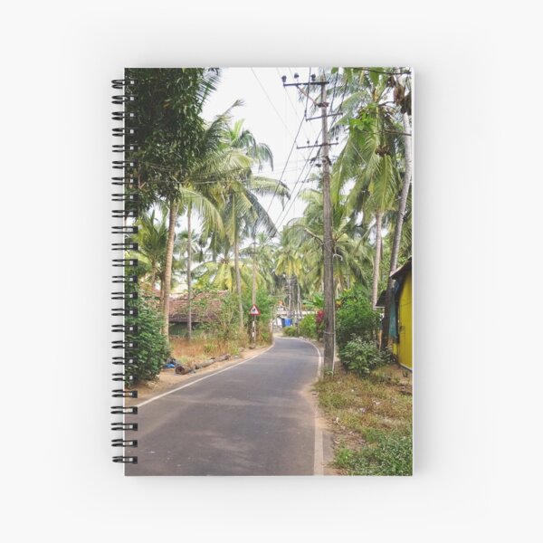 Beautiful rural Indian village house in Coastal India Spiral Notebook