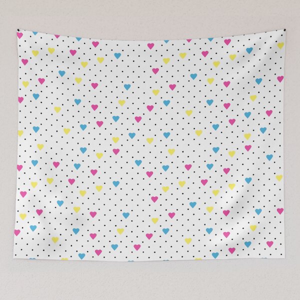 Item preview, Pin Point Hearts CMYK designed and sold by ProjectM.