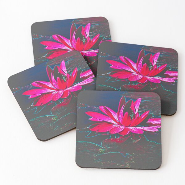 Item preview, Water Lily in Hot Pink designed and sold by Rosalie Scanlon.