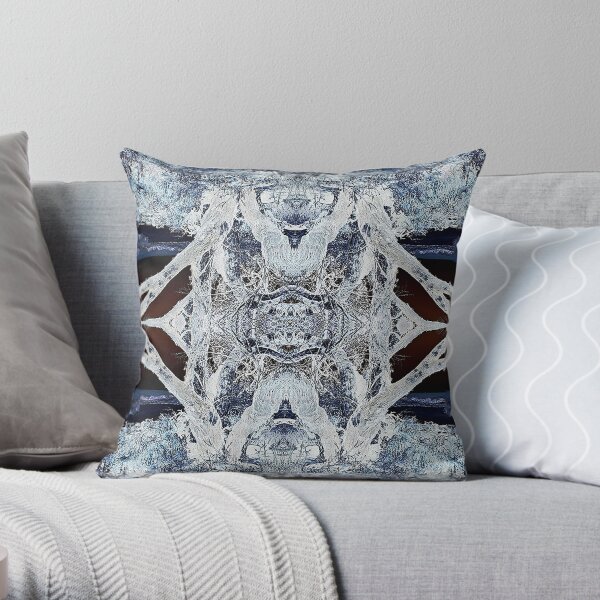 Ice Bridge Throw Pillow