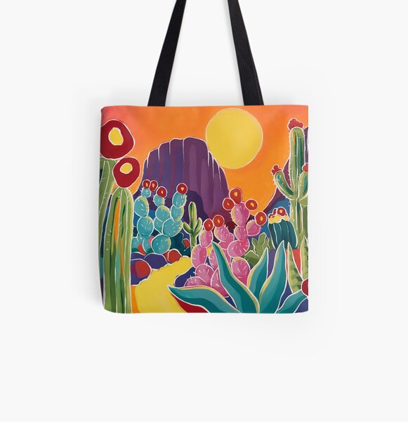 Sunset Path All Over Print Tote Bag