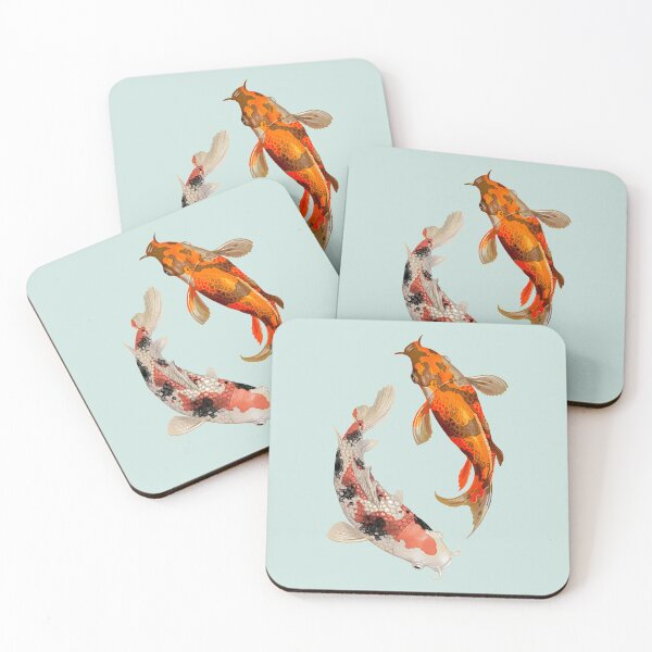 Item preview, Vintage Japanese Koi Art designed and sold by monsterplanet.