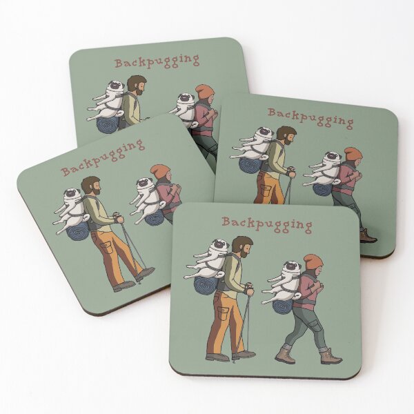 Item preview, Pug + Backpacking = Backpugging designed and sold by pugventurephoto.