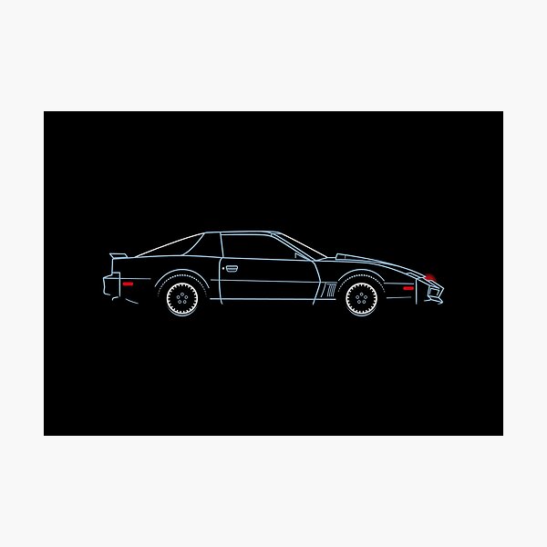 Knight Rider KITT Movie Car Photographic Print