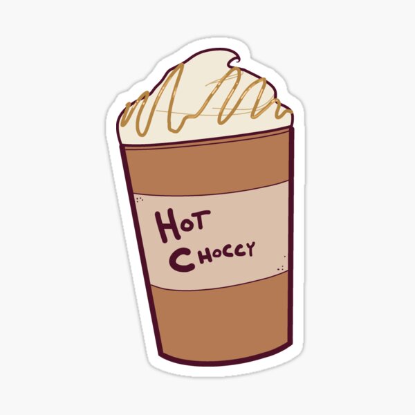 Item preview, hot chocolate sticker designed and sold by wyvillei.