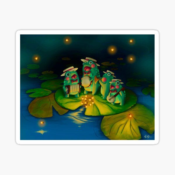 Vista previa del artículo con la obra «Banda de pantano», diseñado y vendido por noellelucia.