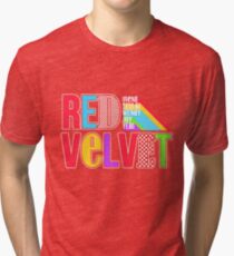 RED VELVET Typography Tri-blend T-Shirt