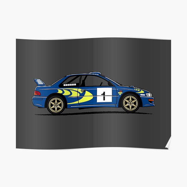 Impreza WRC Rally Car Poster