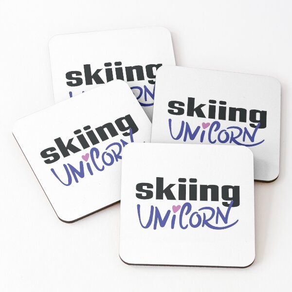 Item preview, Skiing Unicorn designed and sold by ProjectX23.