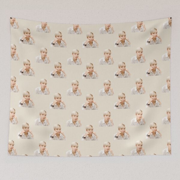 Item preview, Cute Ateez Yunho Blonde Hair designed and sold by ateezbts _imagines.