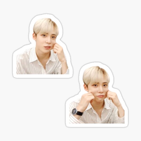 Item preview, Cute Ateez Yunho Blonde Hair designed and sold by ateezbts _imagines.
