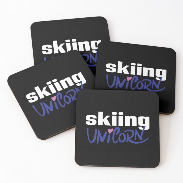 Item preview, Skiing Unicorn designed and sold by ProjectX23.