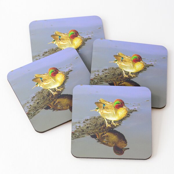 Item preview, Green Wing Teal Duck designed and sold by SeaChangeDesign.