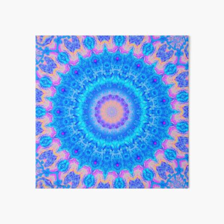 Vibrant Mandala Art Board Print