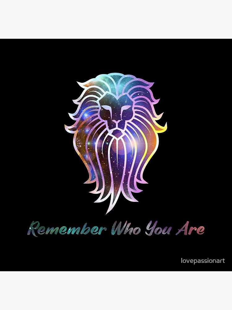 Spiritual Motivational Self Love Quote - Remember Who You Are (Black  Background)