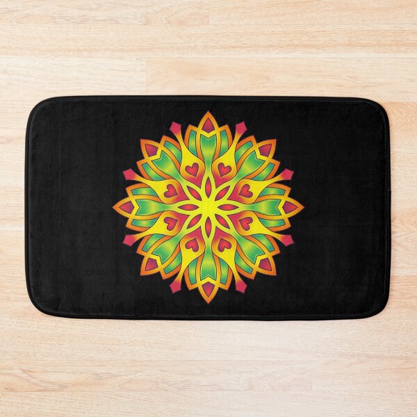 Item preview, Mandala flower heart designed and sold by wolfgangrainer.