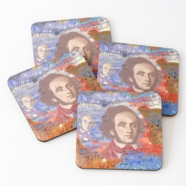 Item preview, Felix Mendelssohn portrait, famous person, classical music designed and sold by Mauswohn.