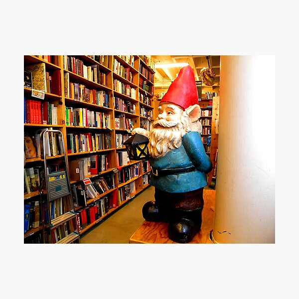 Library Gnome Photographic Print
