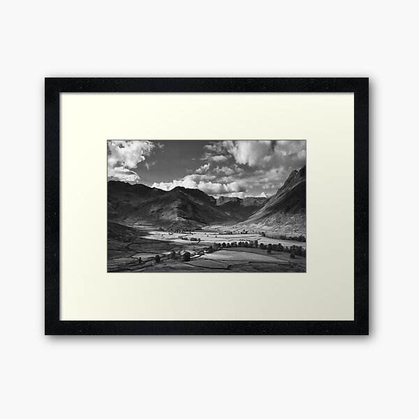 Oxendale & Mickleden 01 - The Lake District, England Framed Art Print
