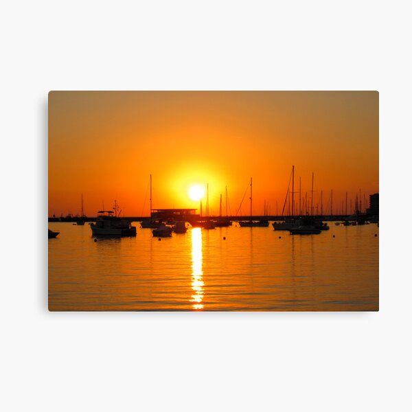 Ibiza Sunset V Canvas Print