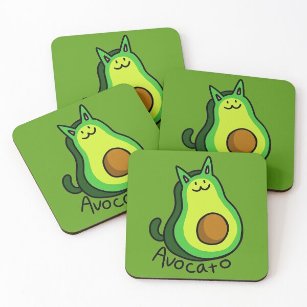 Item preview, Avocato Fruit Kitty designed and sold by noellelucia.
