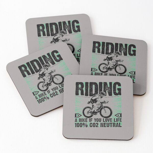 Item preview, Riding A Bike if you love Life - 100% CO2 Neutral | bicycle designed and sold by Schwaben Designs.
