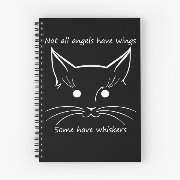 Item preview, Not all angels have wings - Some have whiskers | cat designed and sold by Schwaben Designs.