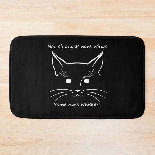 Item preview, Not all angels have wings - Some have whiskers | cat designed and sold by Schwaben Designs.