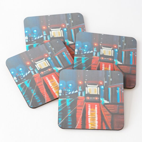 Item preview, Wet Tram Landscape designed and sold by artbymanjiri.