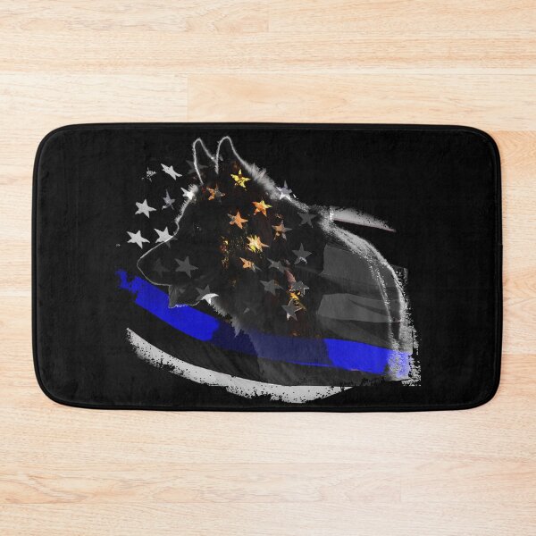 Item preview, Thin Blue Line American Flag  K9 German Shepherd designed and sold by RiffXS.
