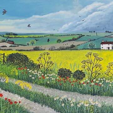 Artwork thumbnail, Canola Fields by Jo Grundy