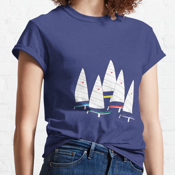 Laser Sailboats Racing Classic T-Shirt
